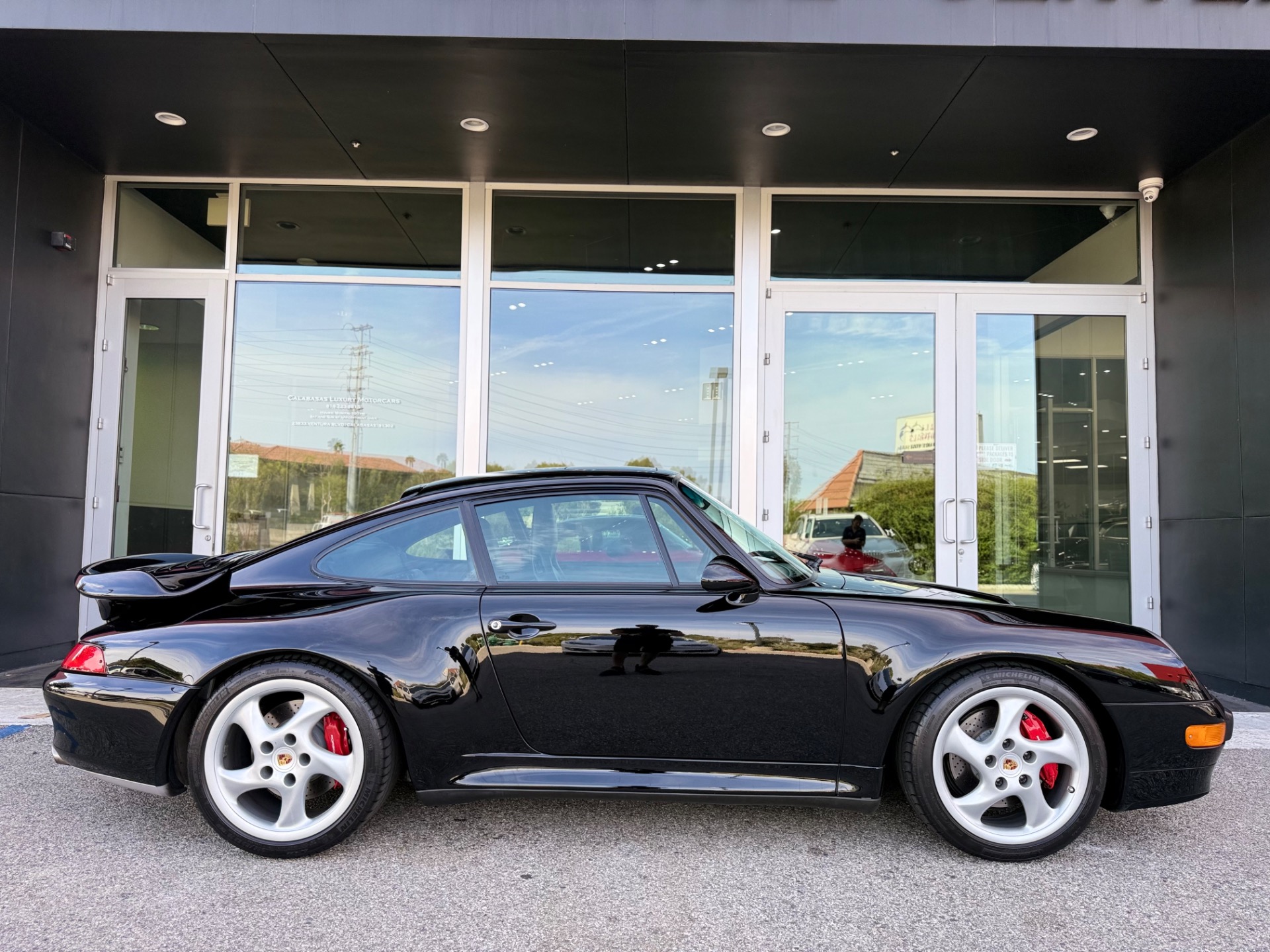 Black 1997 Porsche 911 Coupe All-Wheel Drive 6-Speed Manual